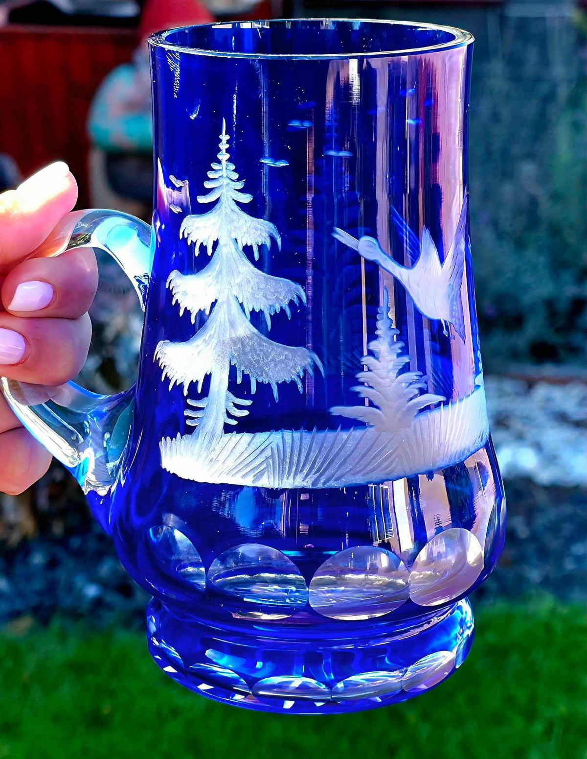 Halbă cristal