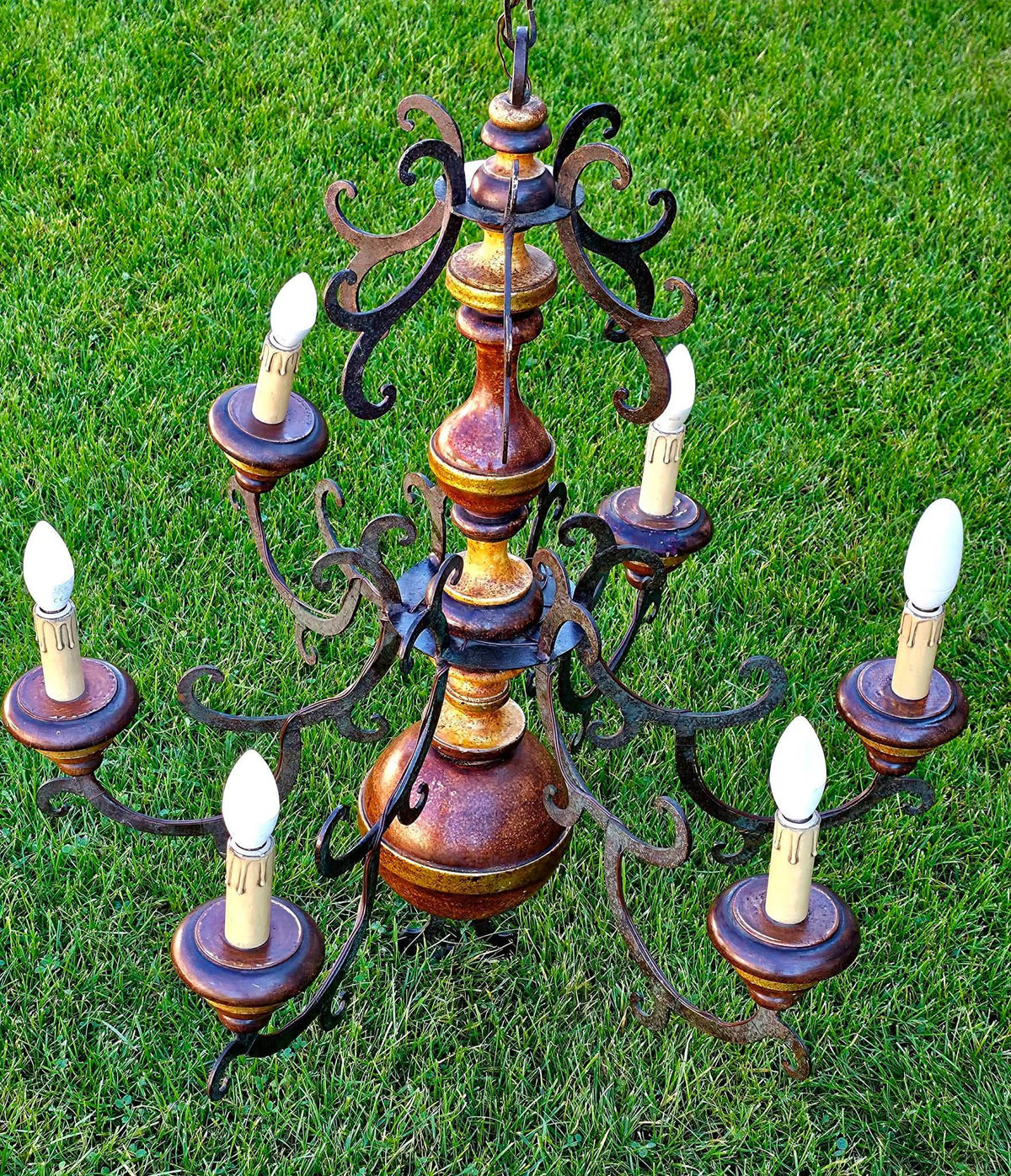 Candelabru Rustic