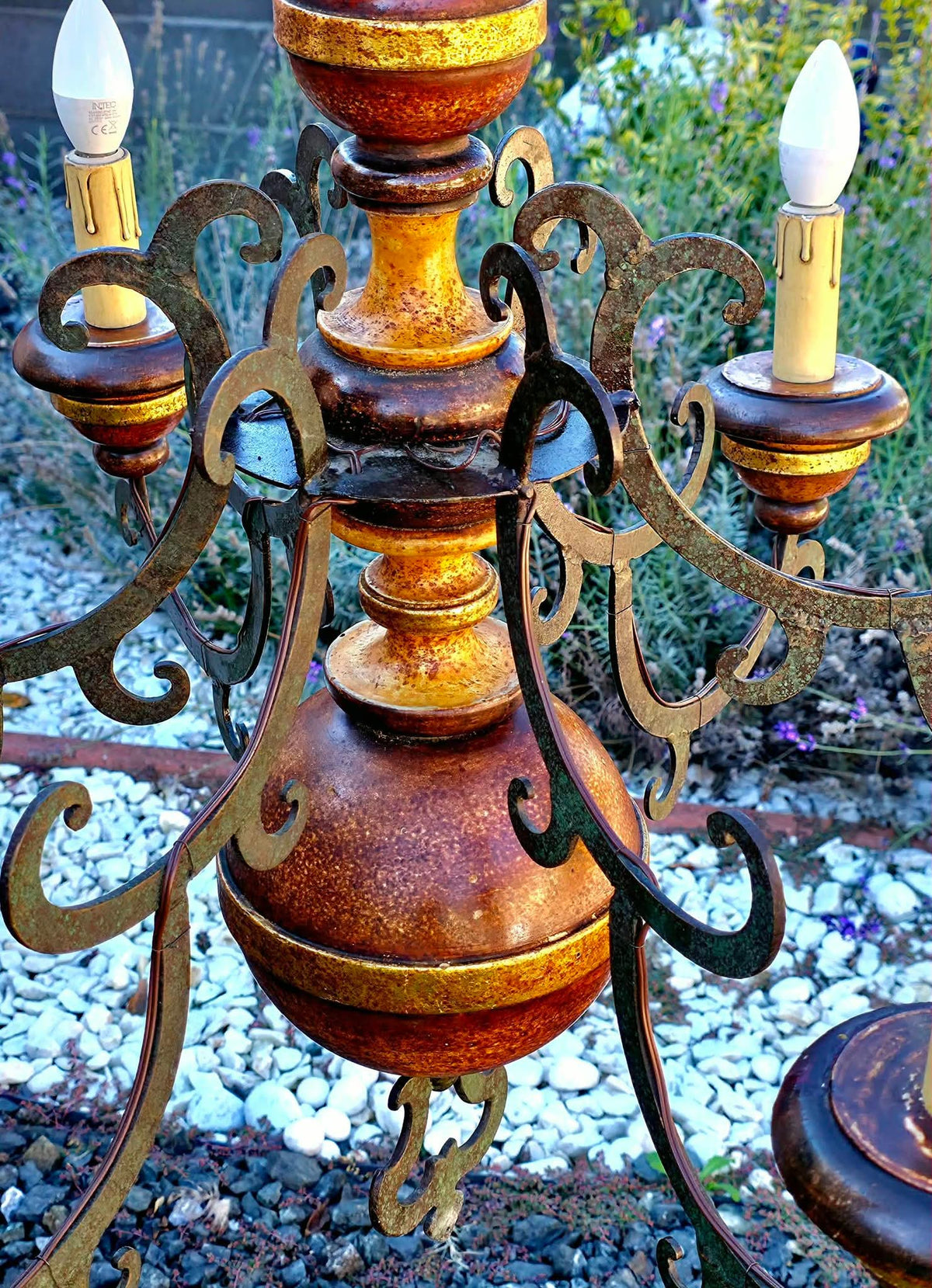 Candelabru Rustic