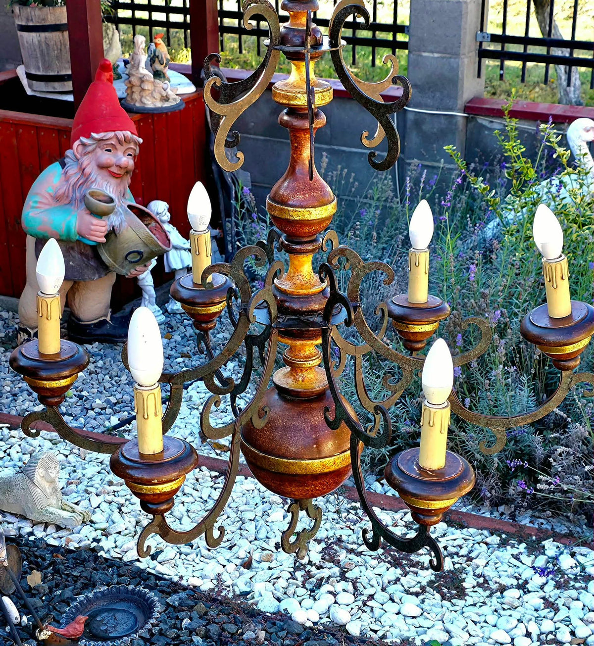 Candelabru Rustic