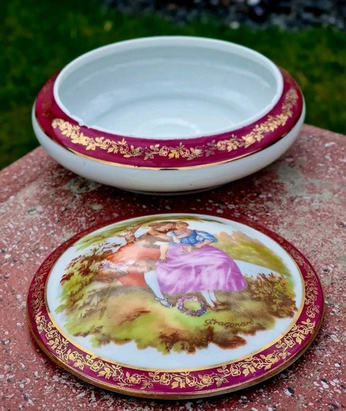 Casetă Limoges Fragonard