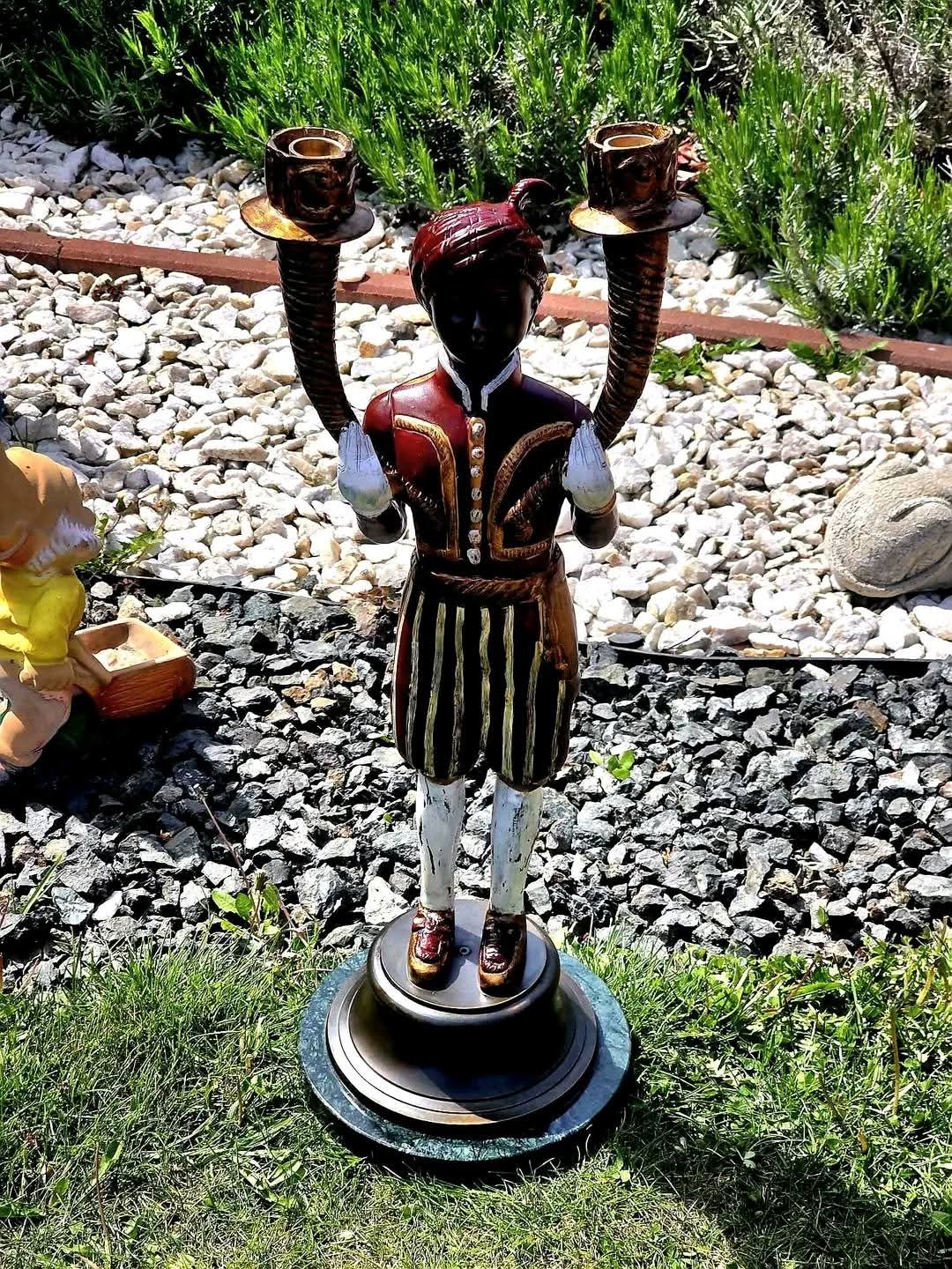 Statuetă Bronz Nubian