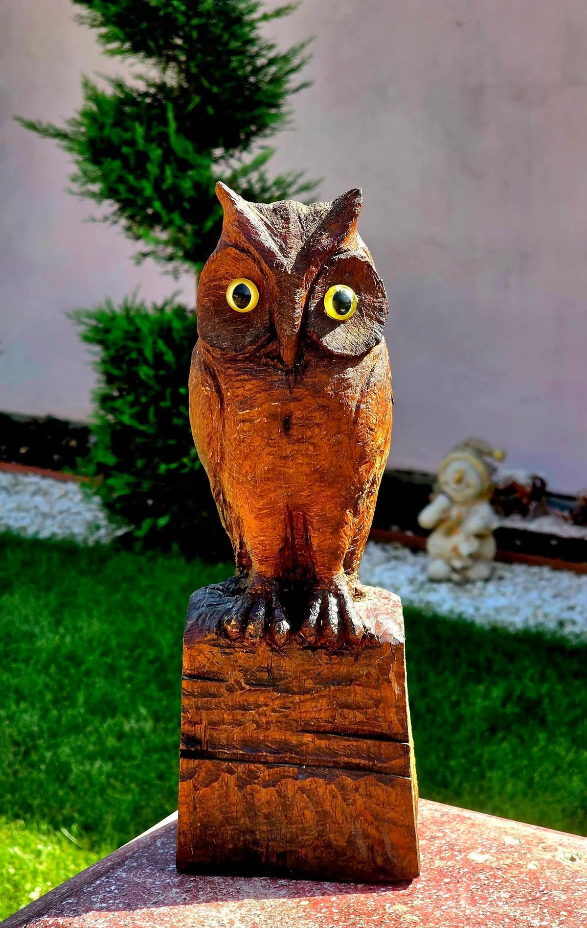 Sculptură Bufniță