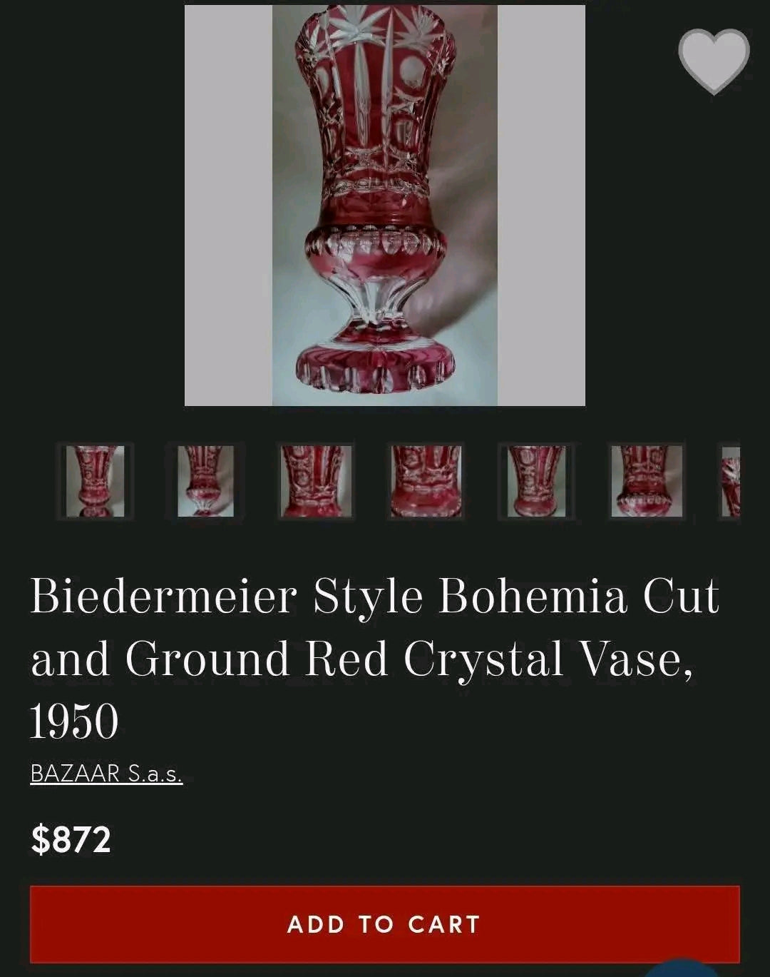 Vază Bohemia