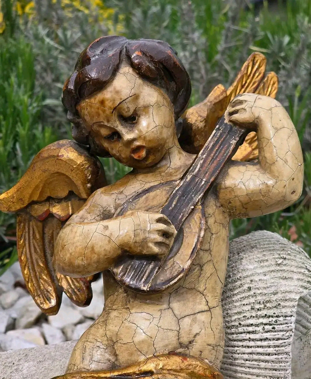 Statuetă Inger Mandolină
