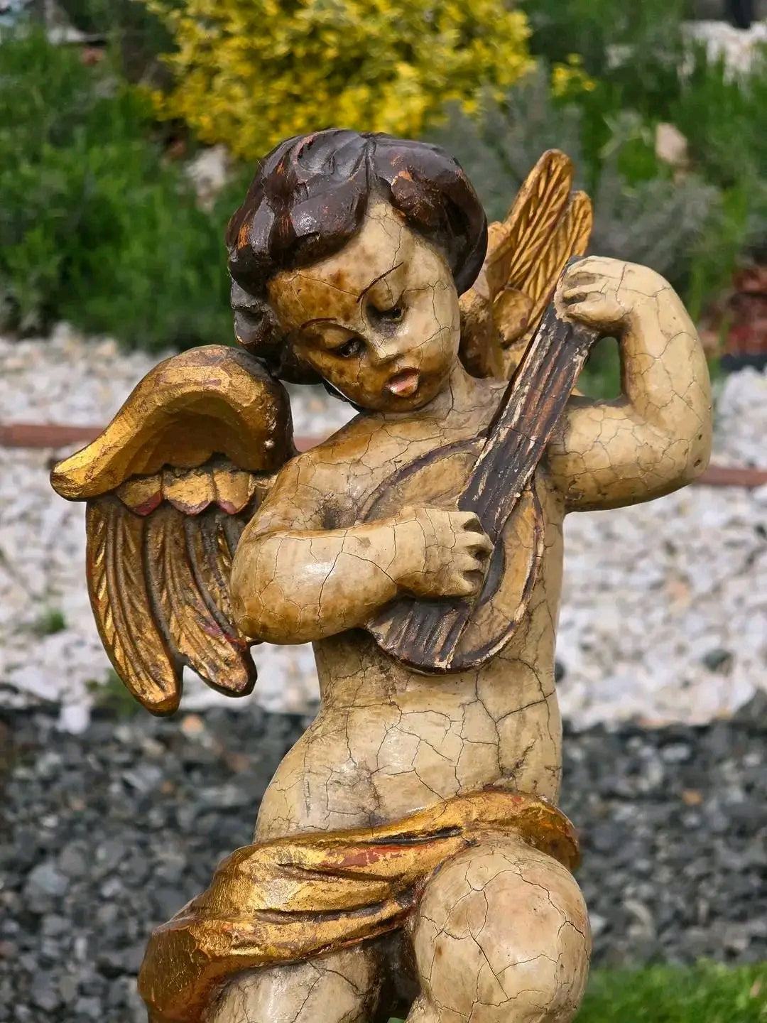 Statuetă Inger Mandolină