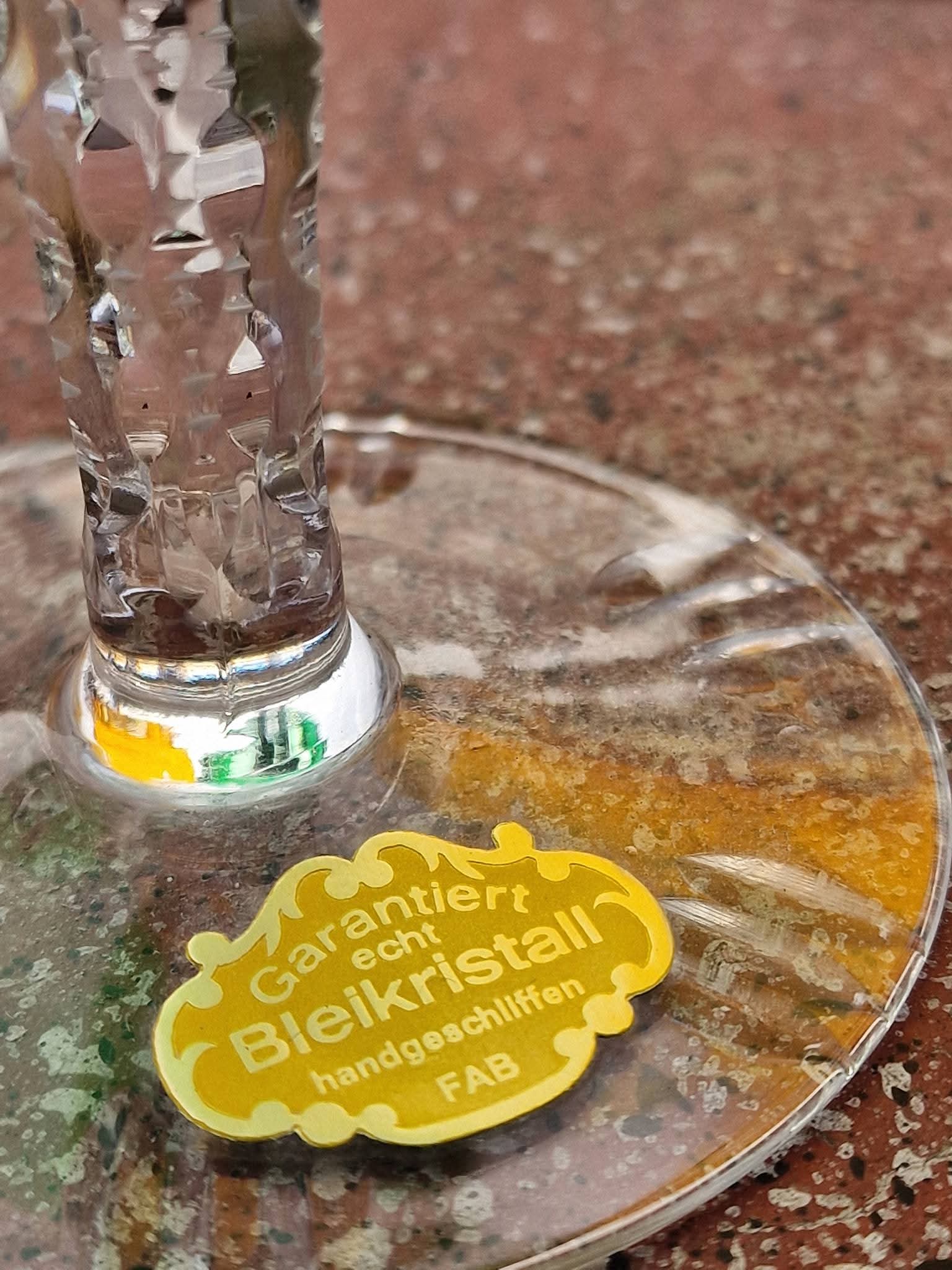 Set pahare din cristal