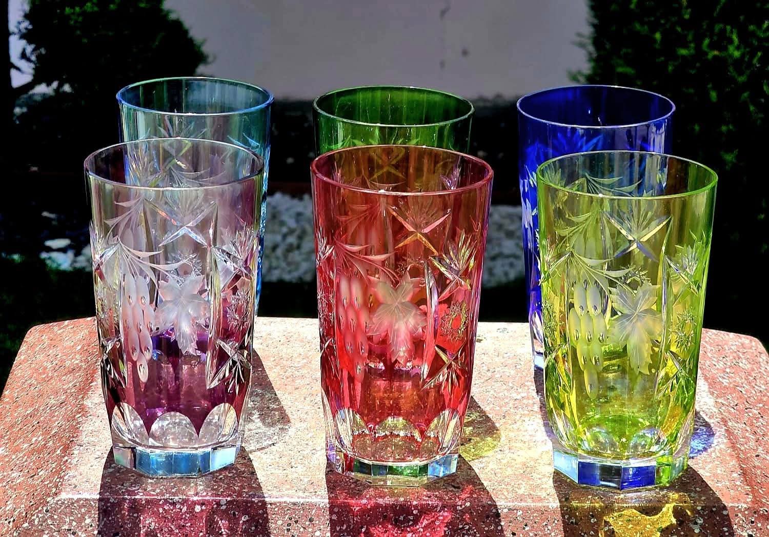 Set 6 Pahare Cristal