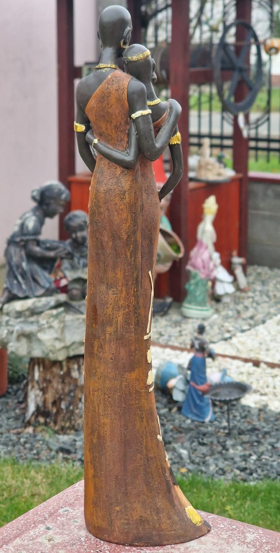 Statuetă Cuplu African