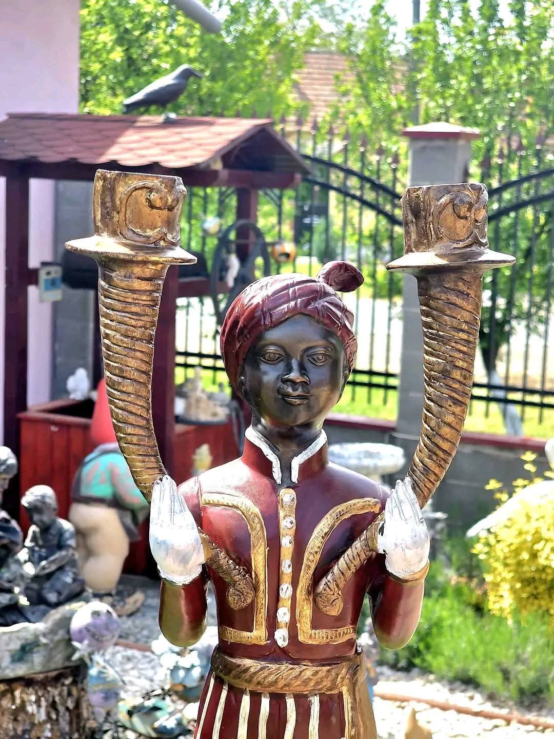 Statuetă Bronz Nubian