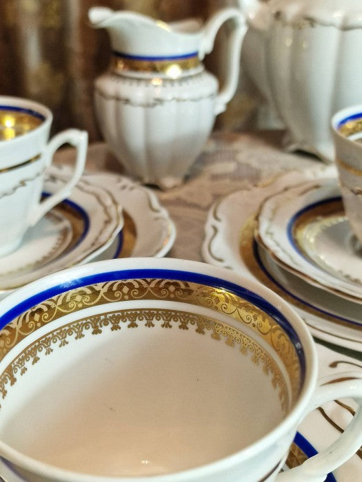 Serviciu cafea portelan de lux