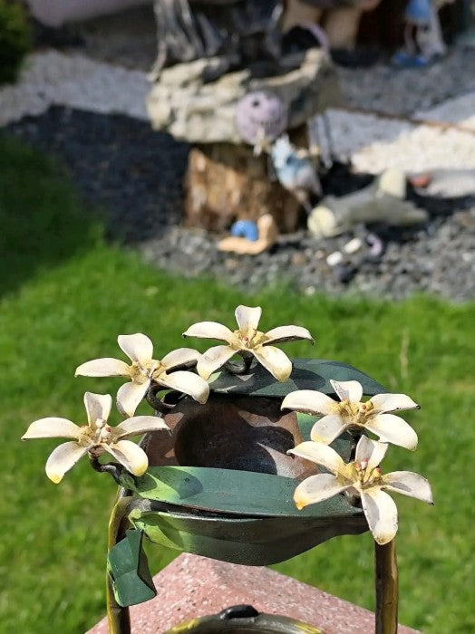 Suport lumânare floricele