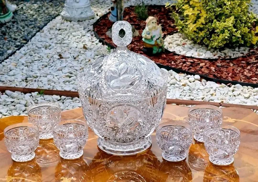 Set servire cristal