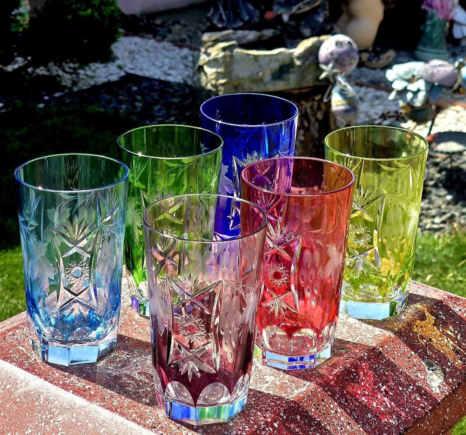 Set 6 Pahare Cristal