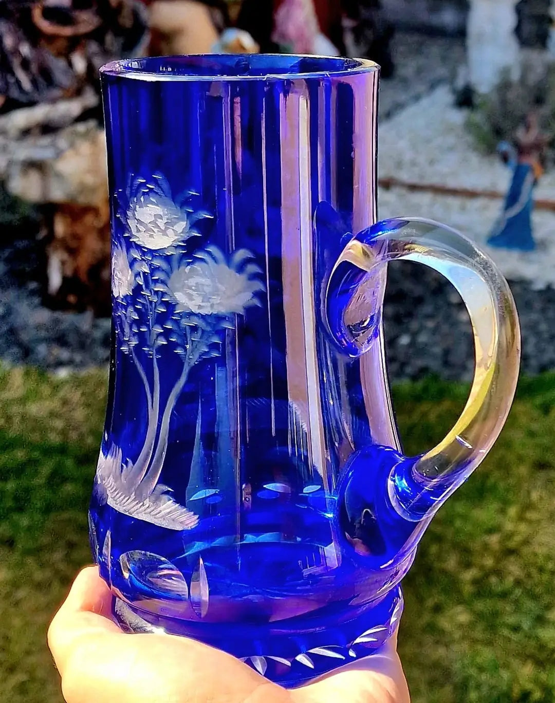 Halbă din cristal
