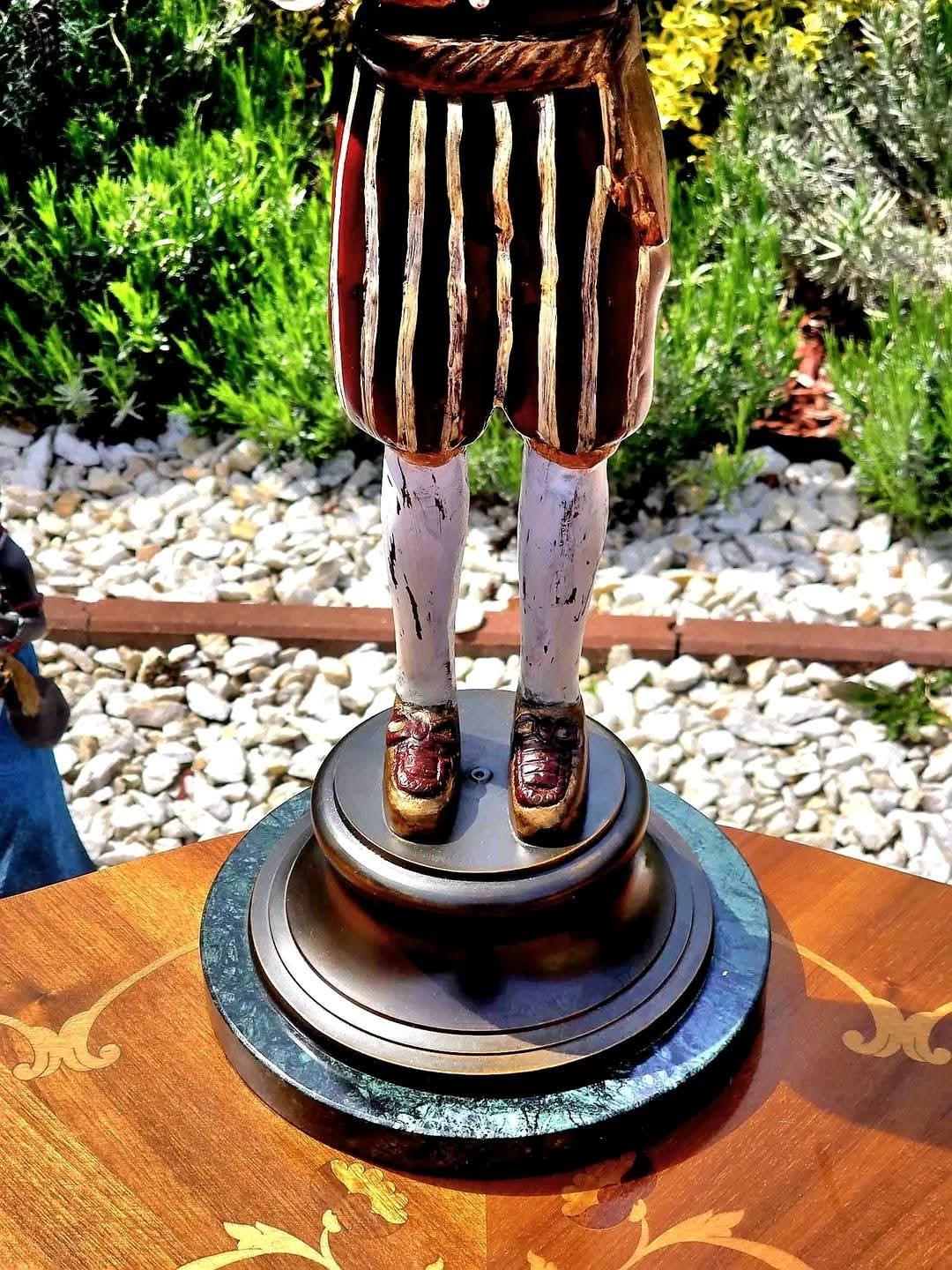 Statuetă Bronz Nubian