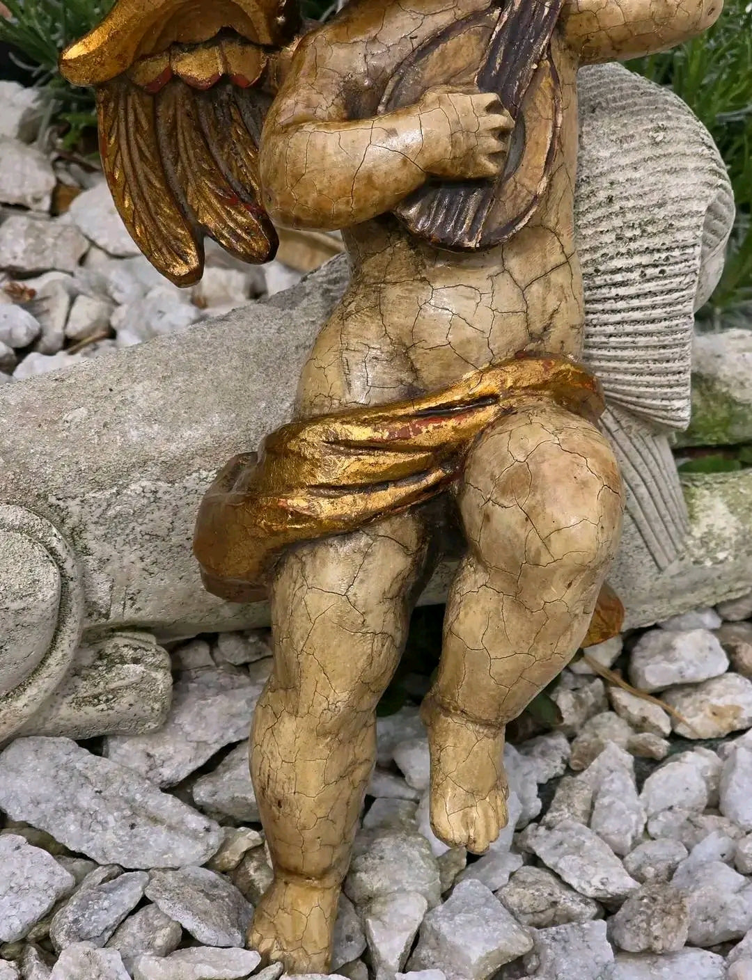 Statuetă Inger Mandolină