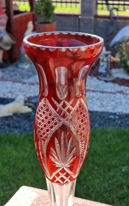 Vază din cristal