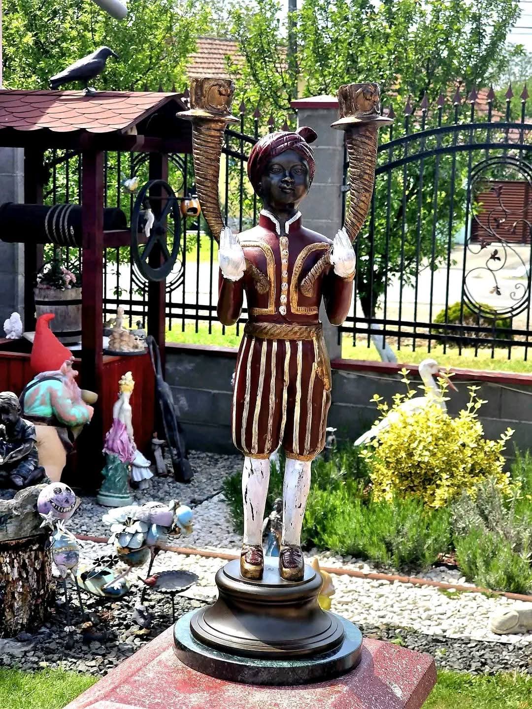 Statuetă Bronz Nubian