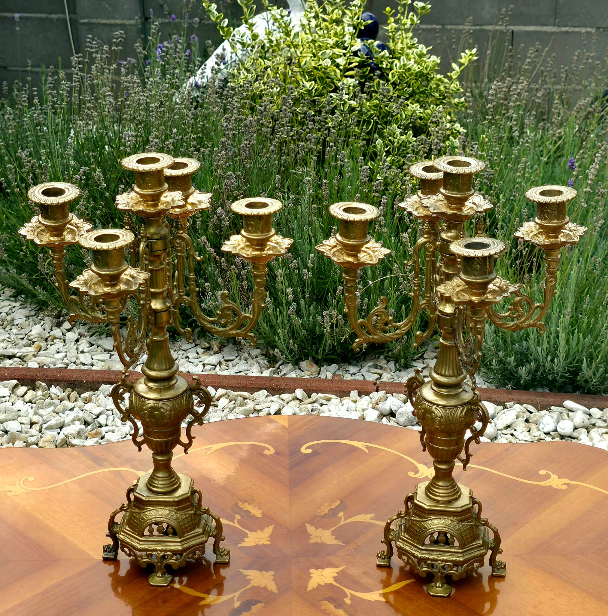 Pereche Sfeșnice Baroc