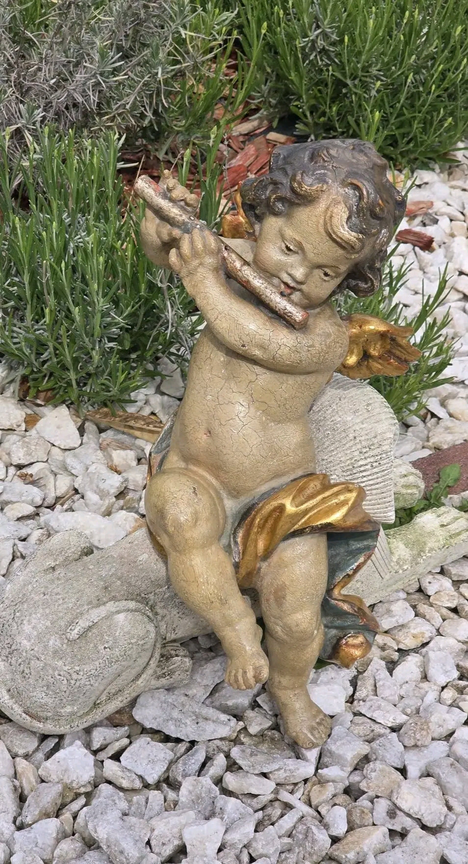 Statuetă Înger Flaut