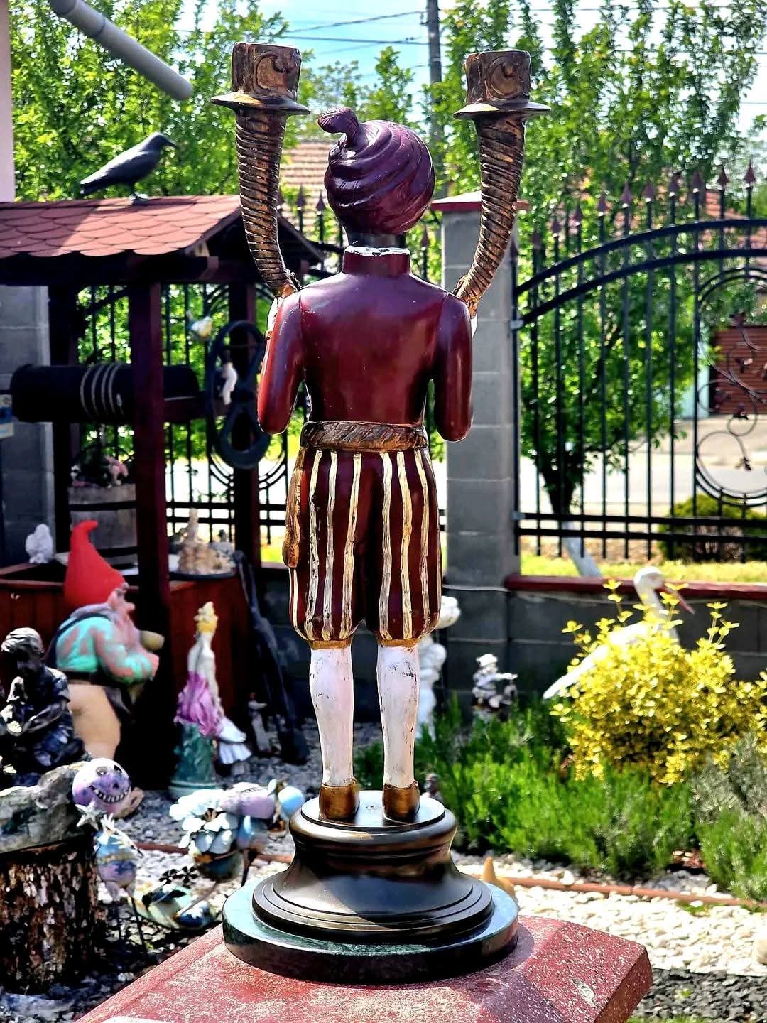 Statuetă Bronz Nubian
