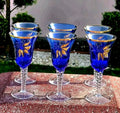 Pahare Murano Model Floral