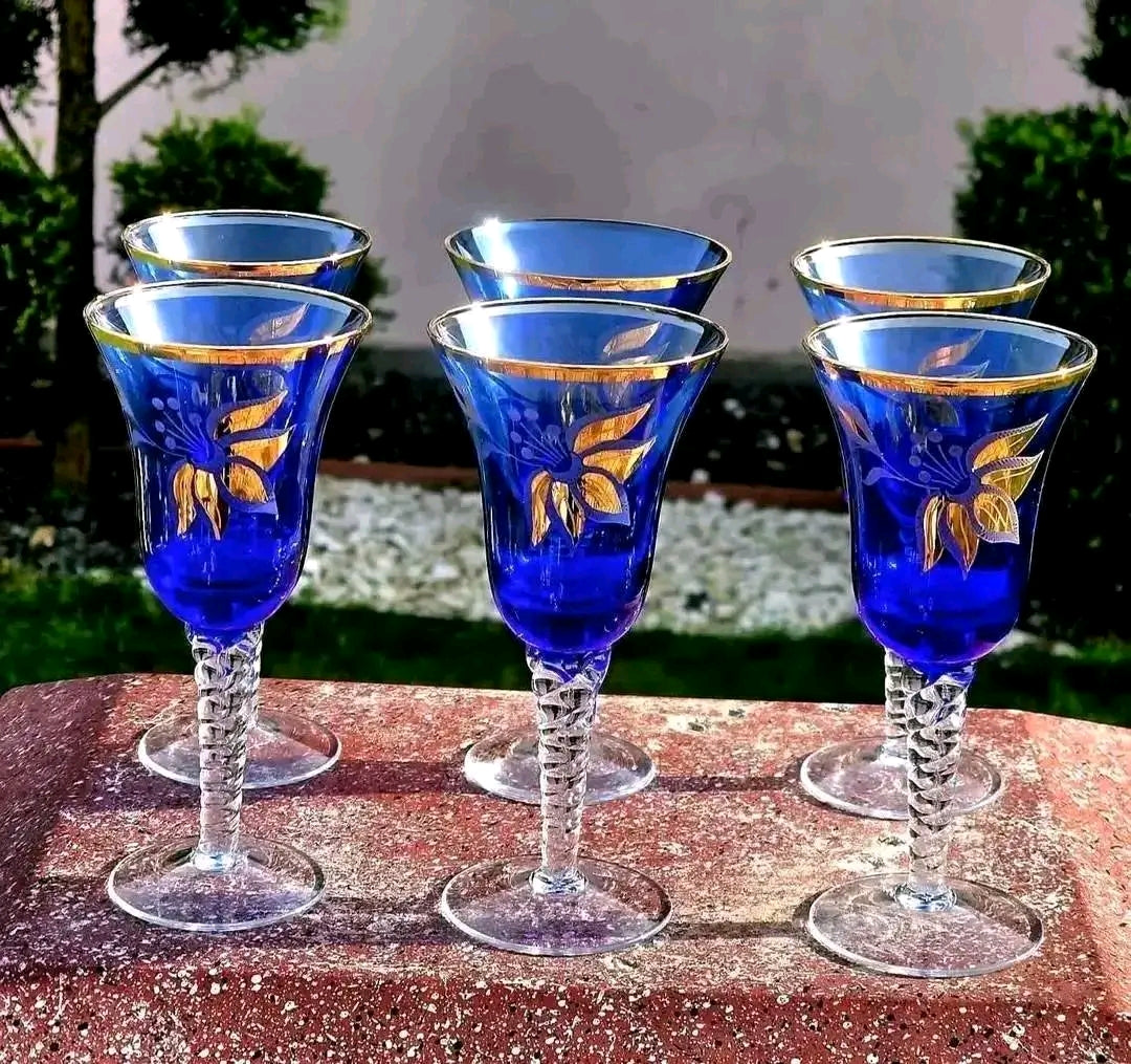 Pahare Murano Model Floral