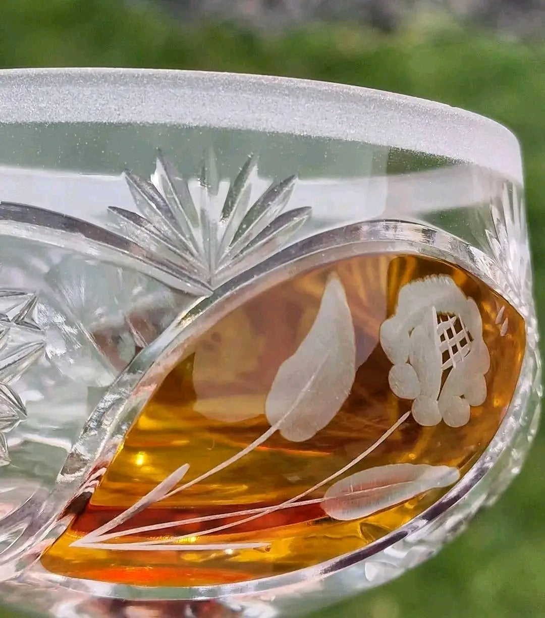 Pahare Cristal Chihlimbar