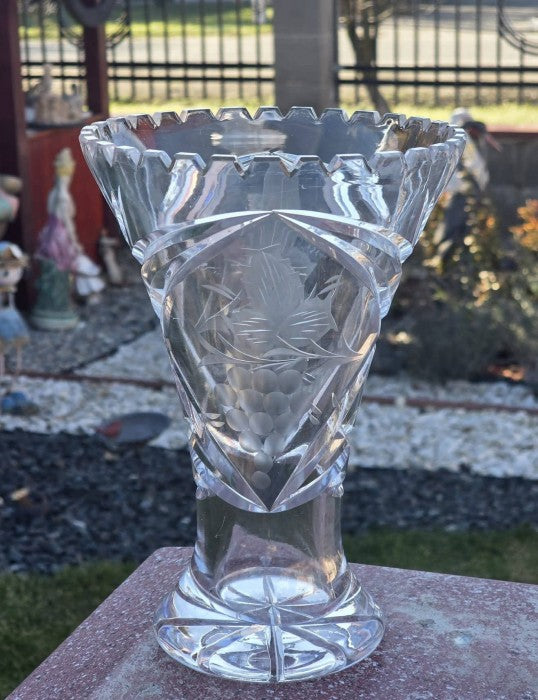 Vază din cristal