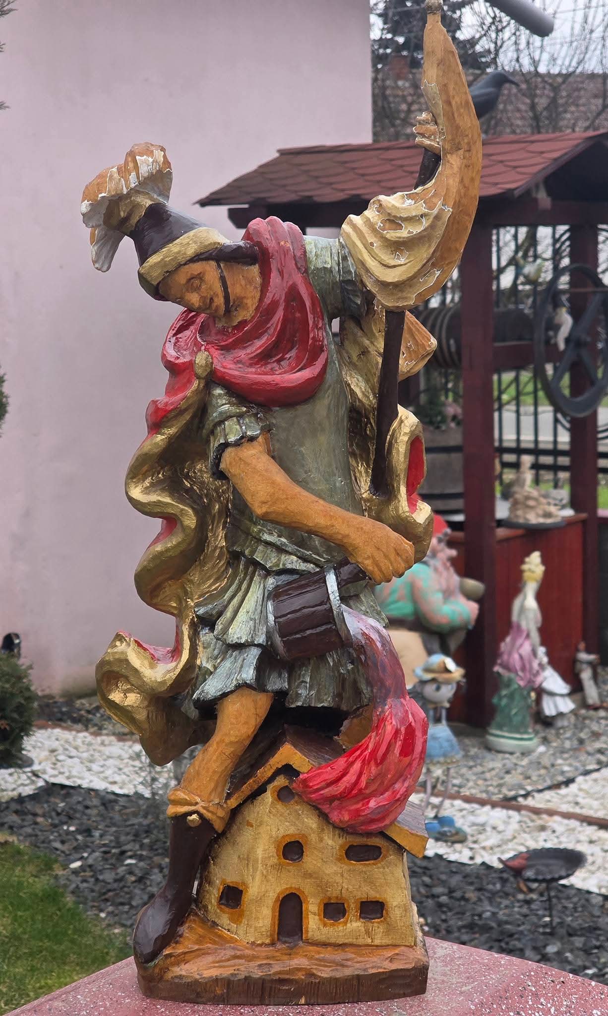 Statuetă Sfântul Florian