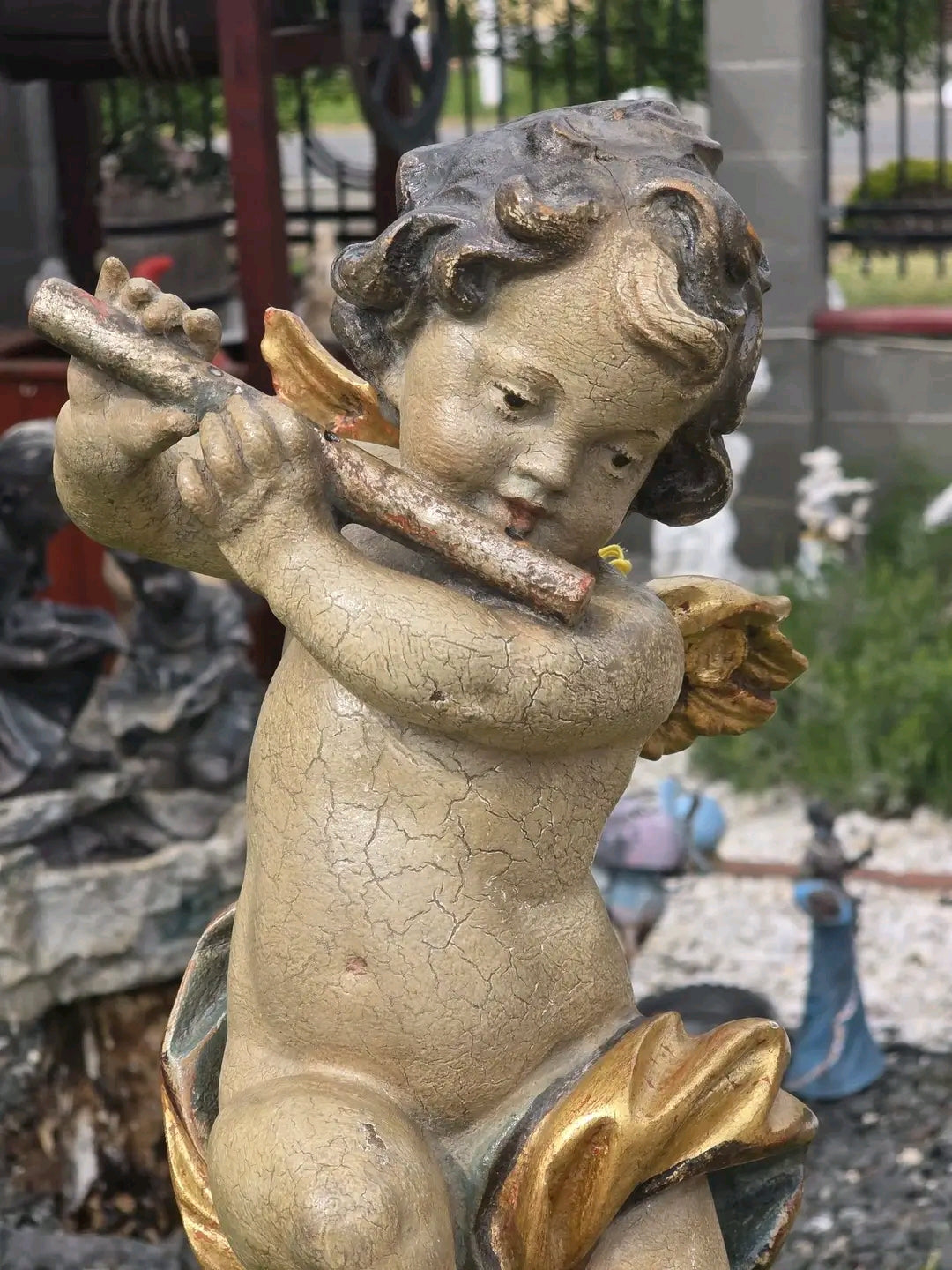 Statuetă Înger Flaut