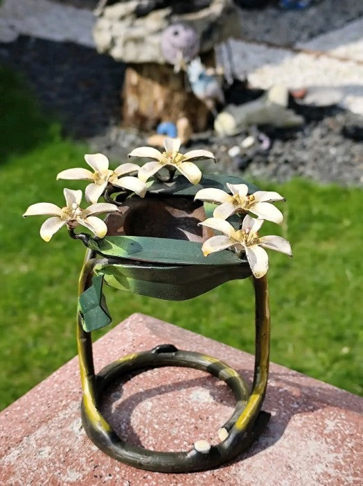 Suport lumânare floricele