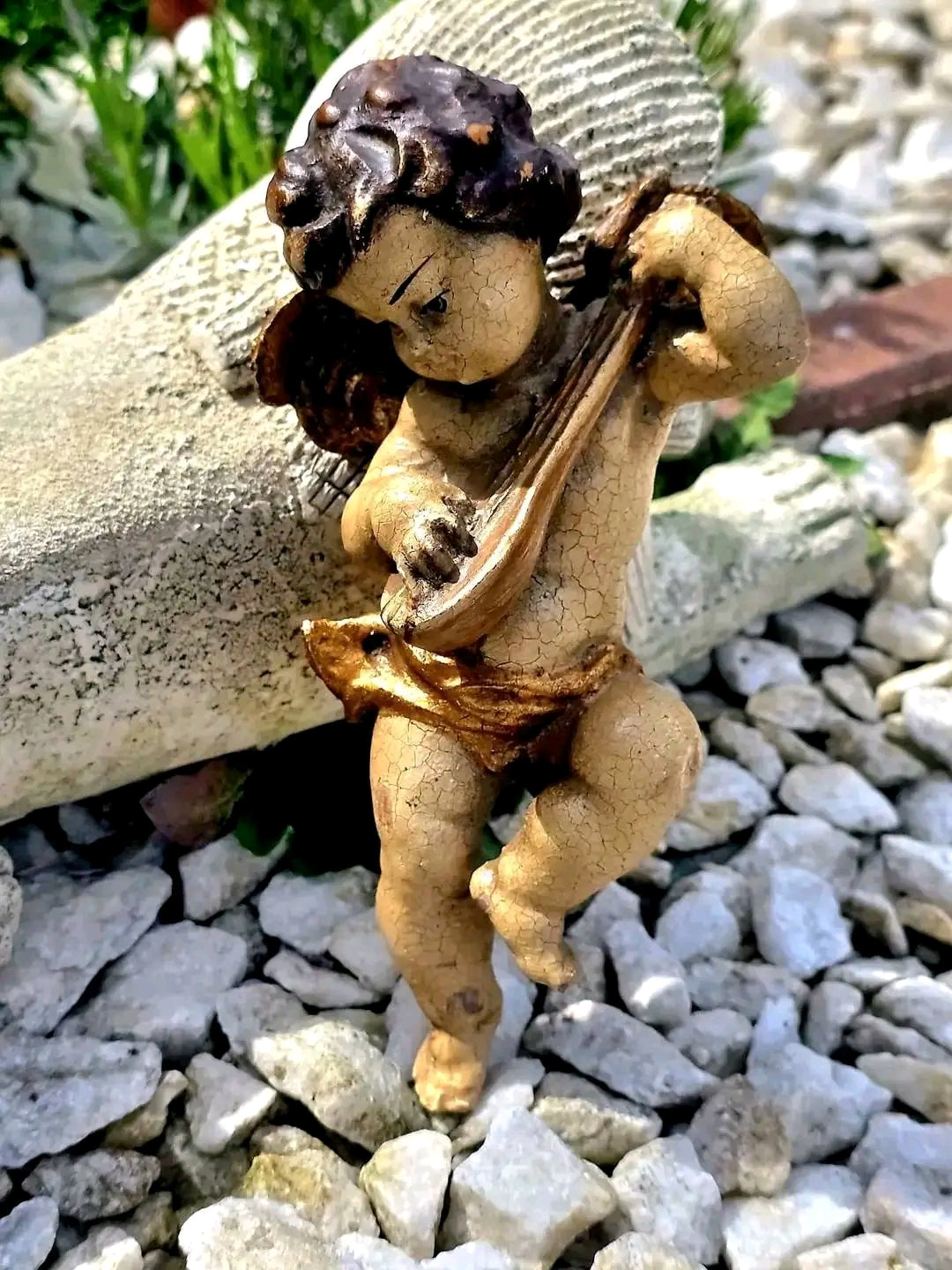 Statuetă Inger Craquelle