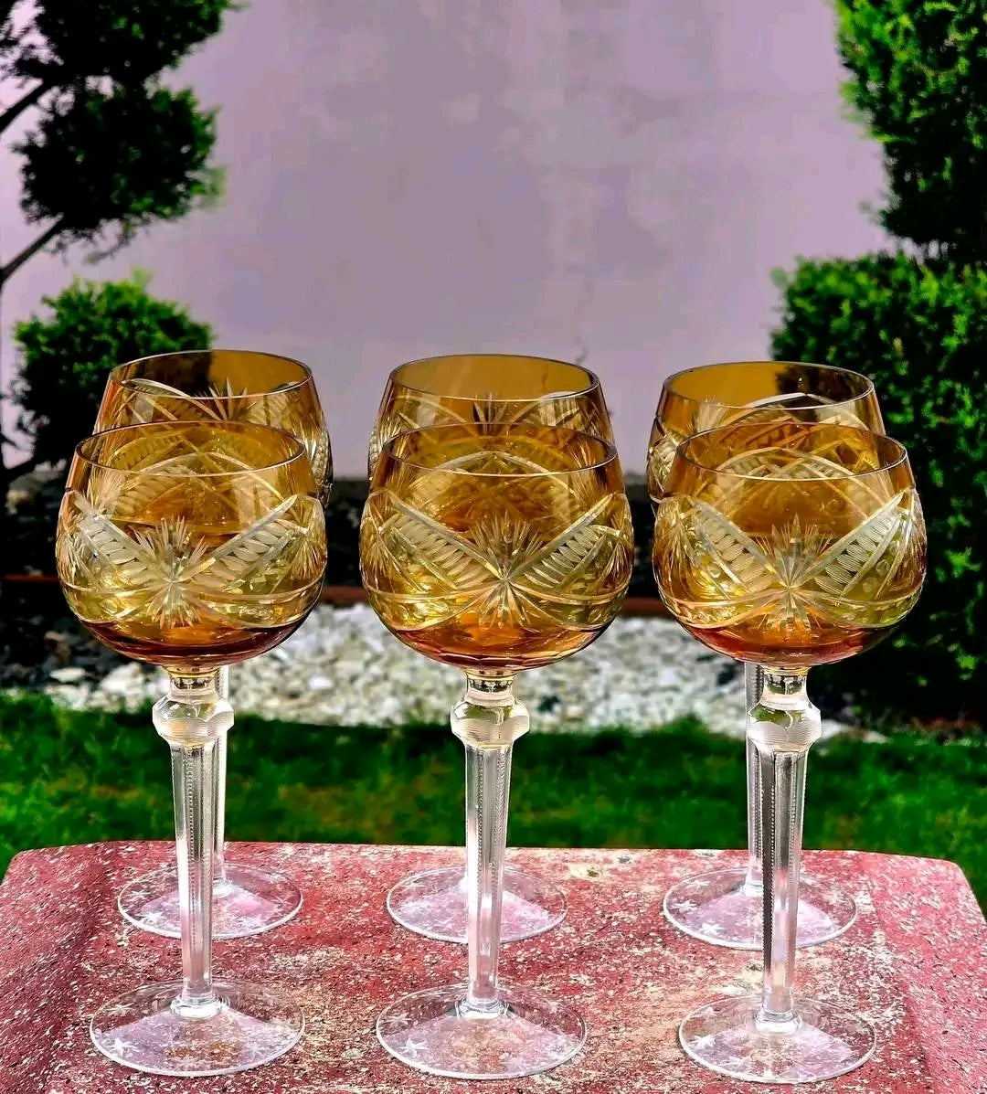 Set Pahare Lux Chihlimbar