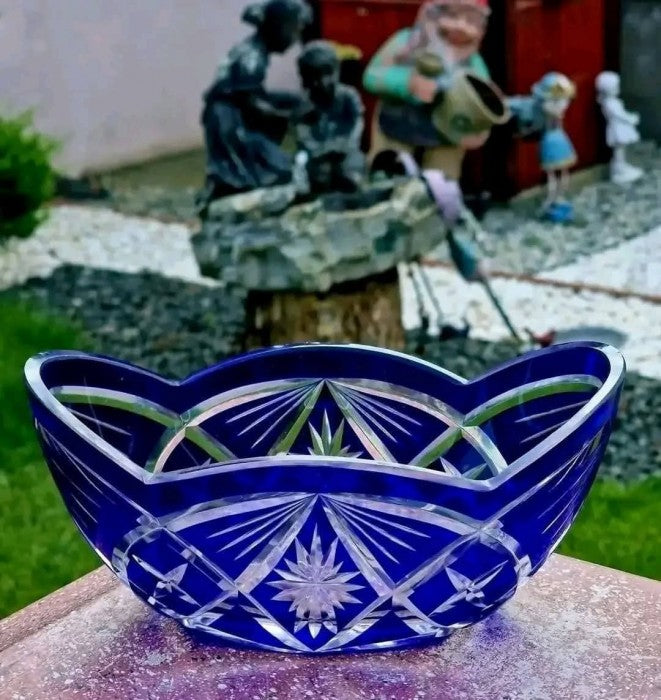 Fructieră din cristal