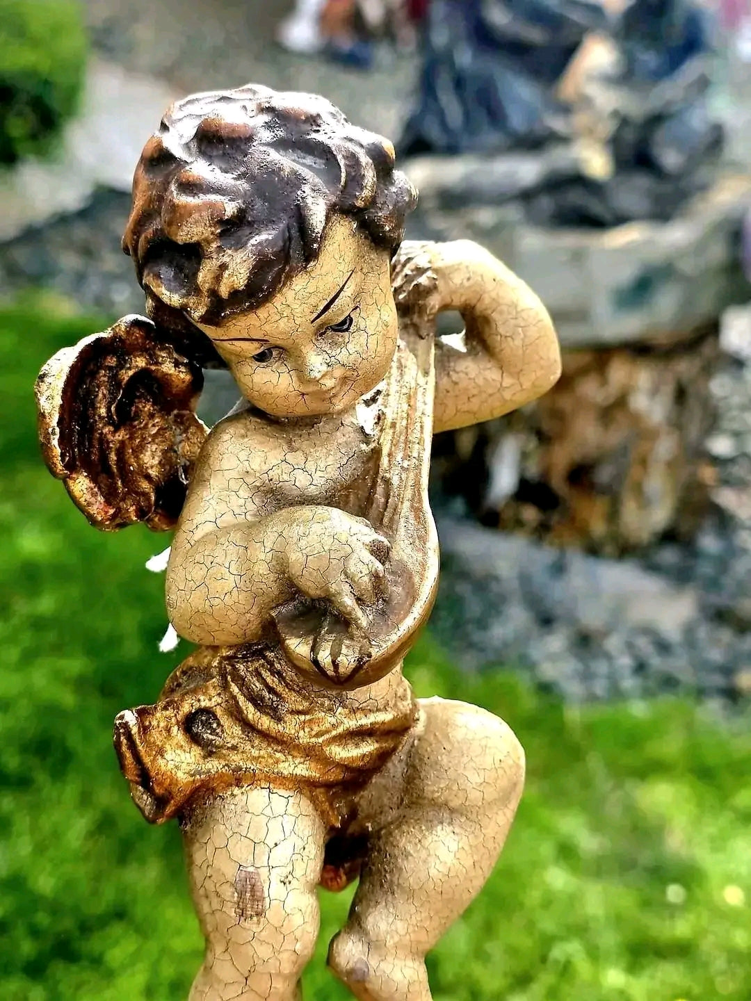 Statuetă Inger Craquelle